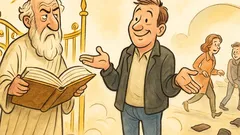 Barzelletta: Un uomo bussa da San Pietro