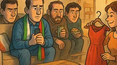 Barzelletta: Lui guarda le partite, io shopping