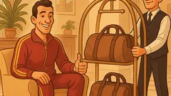 Barzelletta: In hotel, che servizio… borsa sparita