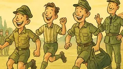 Barzelletta: Perché i calciatori in caserma ridono?