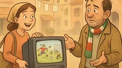 Barzelletta: Vendo TV, i nostri giocano malissimo