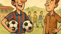 Barzelletta: «Oggi ho segnato due gol!»