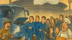 Barzelletta: Azzurri in ritardo, partita già finita