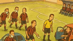 Barzelletta: Milan in autoisolamento al secondo tempo