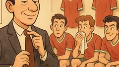 Barzelletta: La cravatta portafortuna? Prima volta.