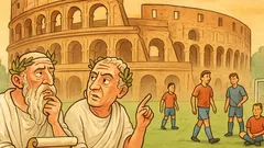 Barzelletta: Calcio già nell’Antica Roma, davvero?