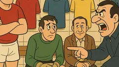 Barzelletta: Dov’eri sul secondo gol, mister?