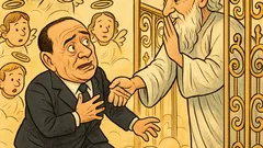 Barzelletta: Berlusconi muore e va in Paradiso…
