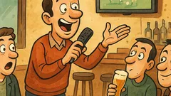 Barzelletta: Sono al bar, faccio il telecronista