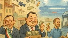 Barzelletta: La squadretta del paese in Champions